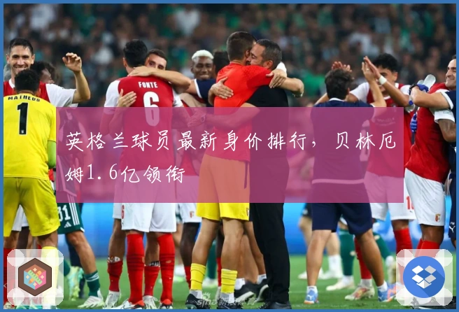 英格兰球员最新身价排行，贝林厄姆1.6亿领衔